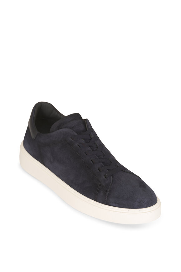 To Boot New York James Blue Suede Sneaker - view 1