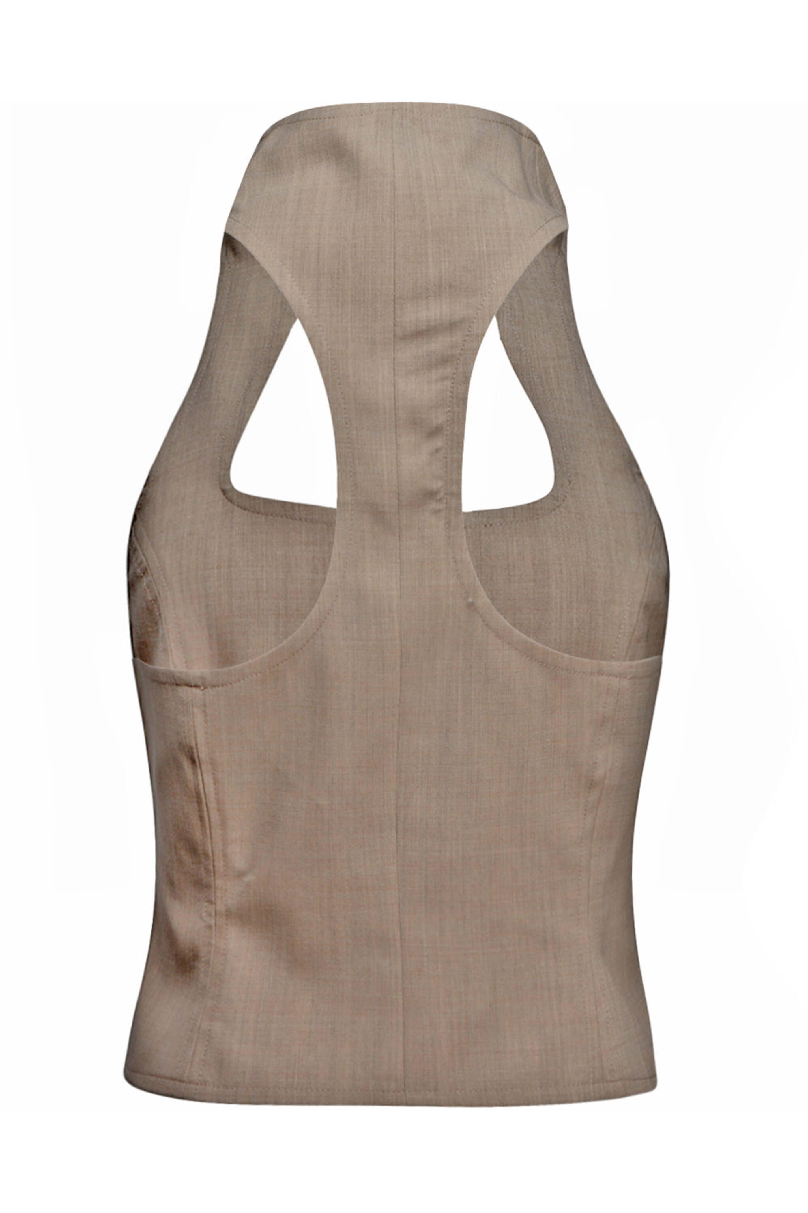 Cult Gaia - Beige Dulcie Top