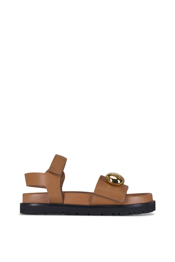 Loewe Oak Pebble Fussbett Leather Sandal - view 4
