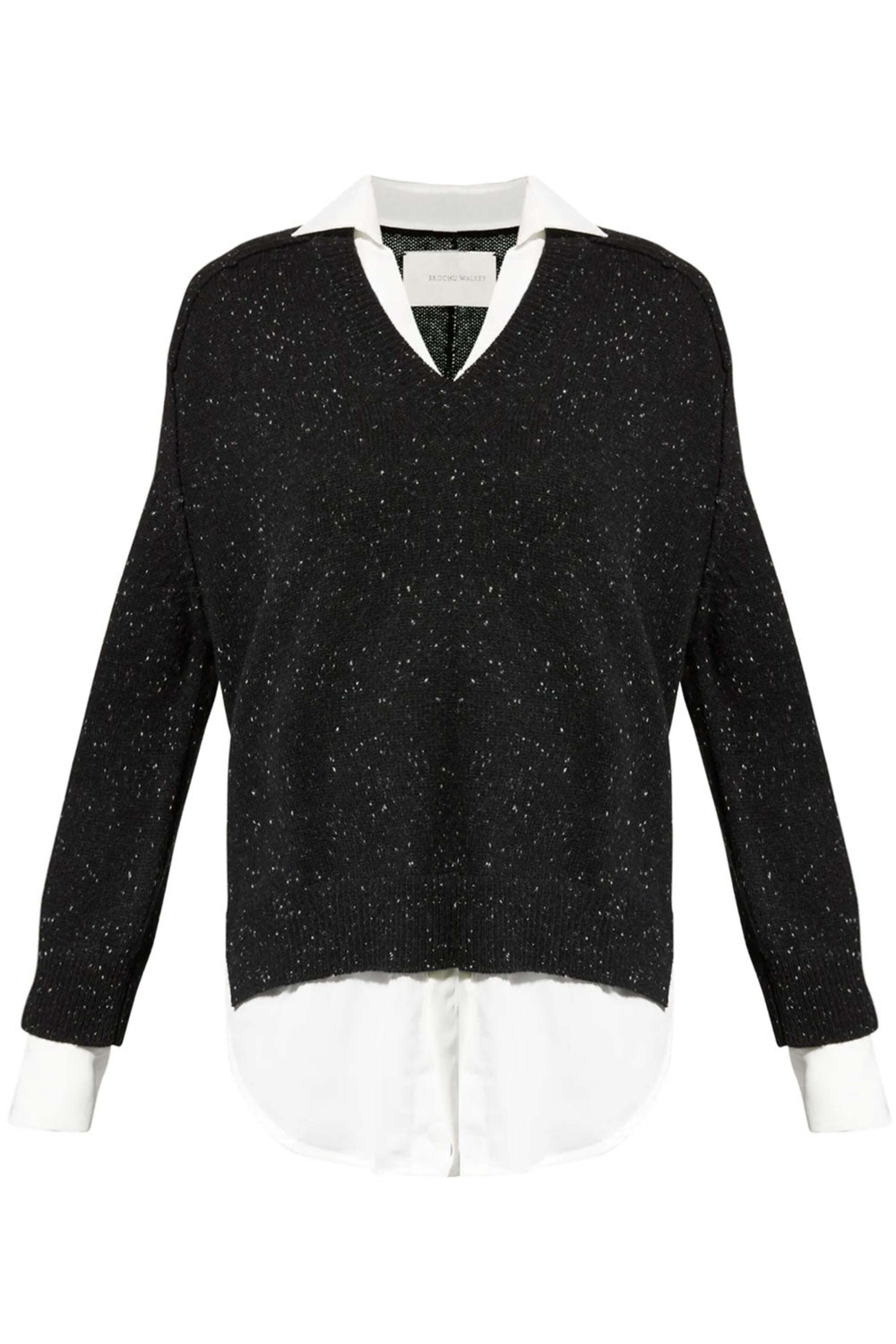 chinese dress ladies Brochu Walker Jolie Fringe Layered Looker Sweater main image 1