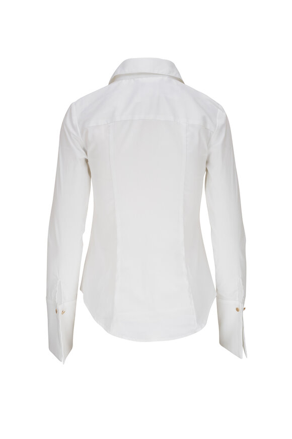 TWP - Kennedy White Stretch Cotton Shirt 