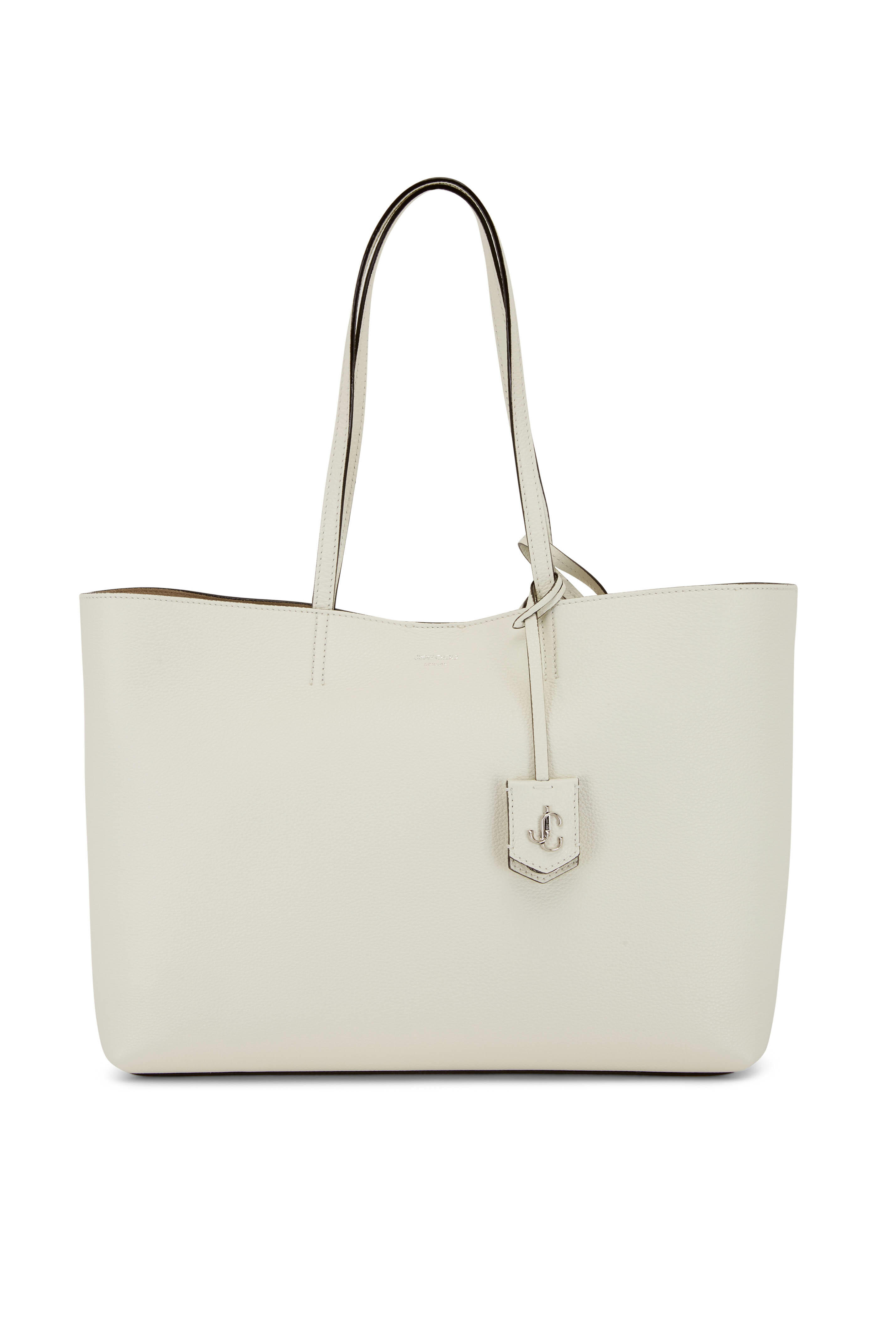 Jimmy Choo - Nine 2 Five Latte Leather Tote Bag | Mitchell Stores