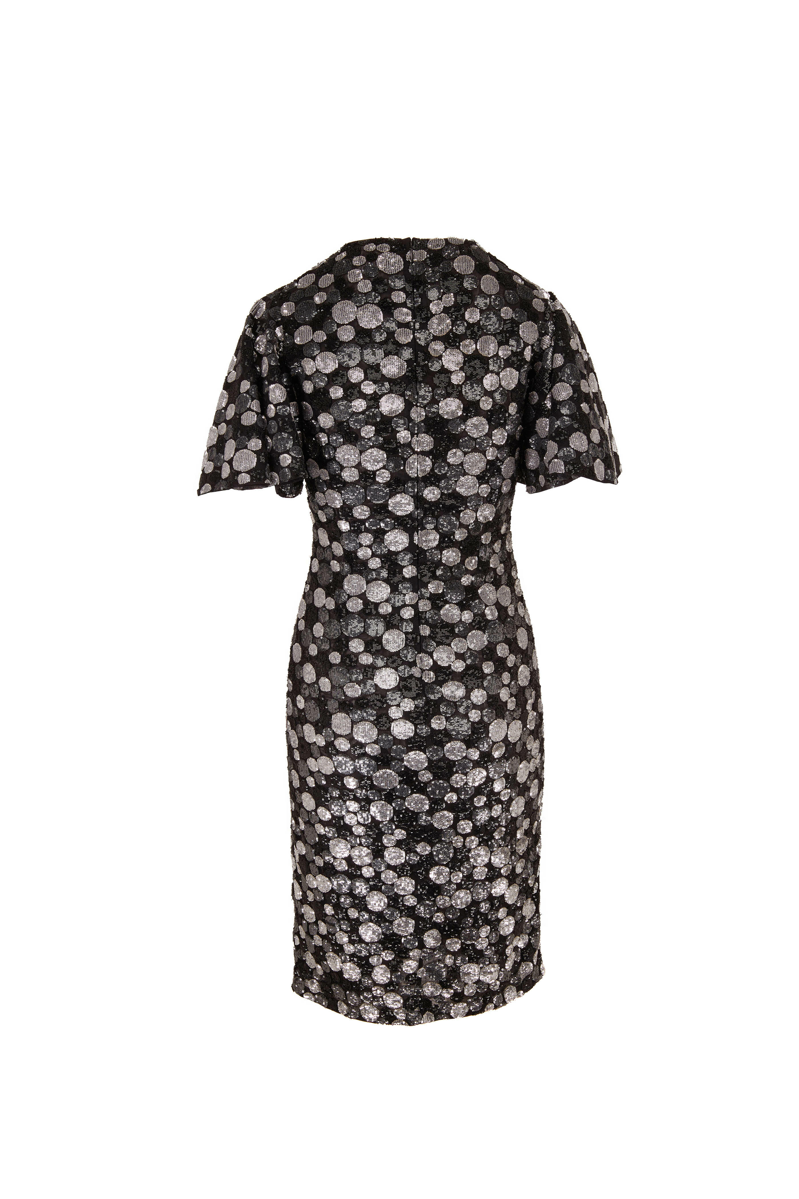 michael kors black sequin wrap dress MICHAEL Michael Kors black sequin wrap dress