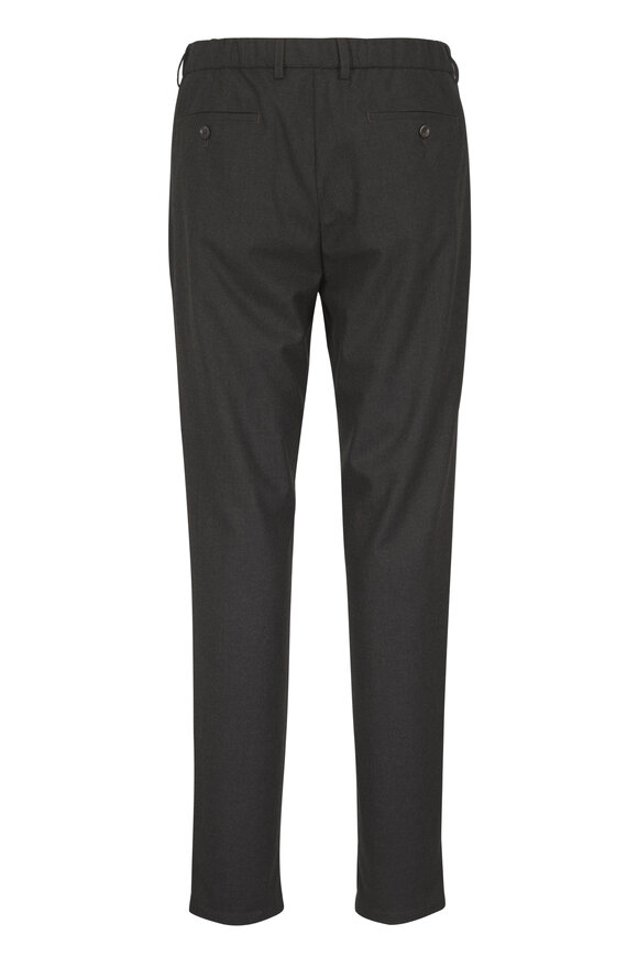 Marco Pescarolo Olive Cashmere Plaid Pant - view 2