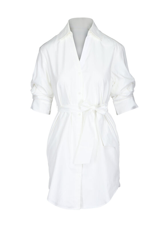 Brochu Walker Ivory Pia Button Down Dress