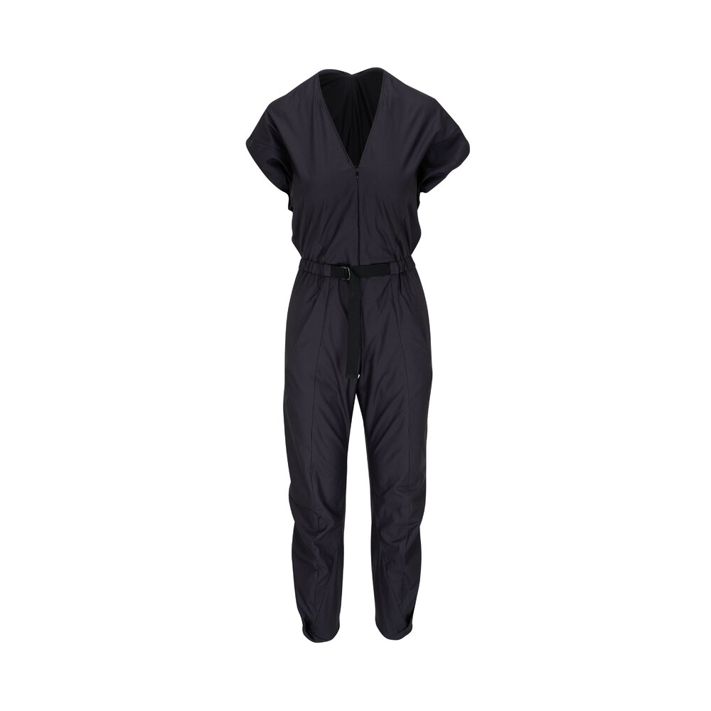 Zero + Maria Cornejo - Strap Akeo Black Cotton Broadcloth