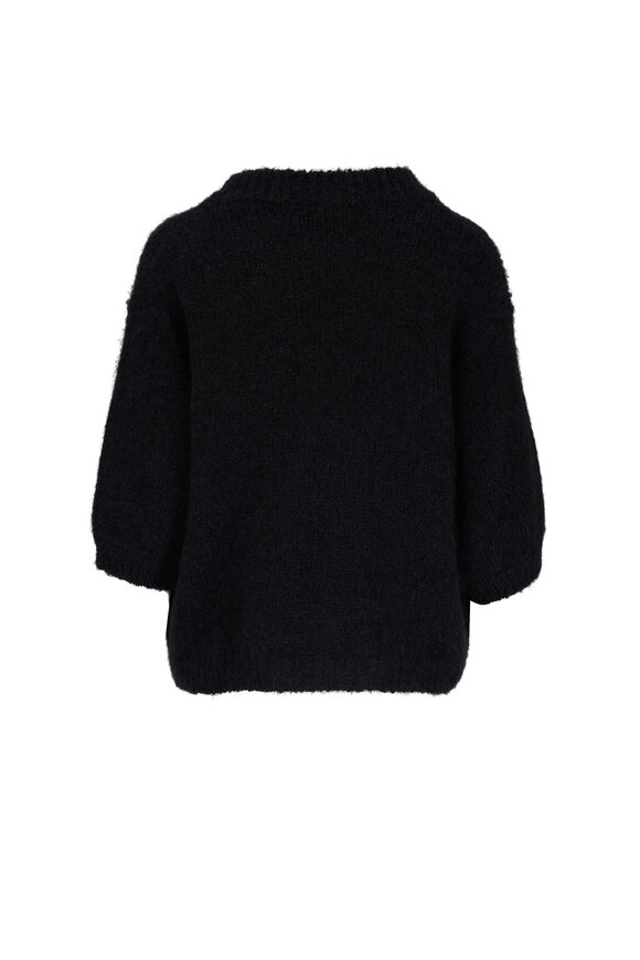 Brunello Cucinelli - Mohair Elbow Sleeve Sweater 
