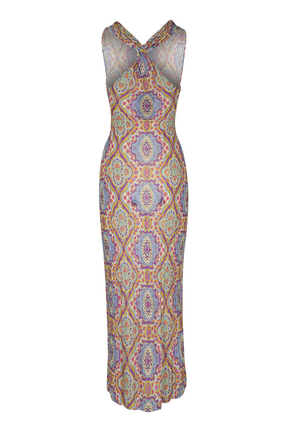 Etro - Multicolor Multi-Wear Neckline Knit Dress 