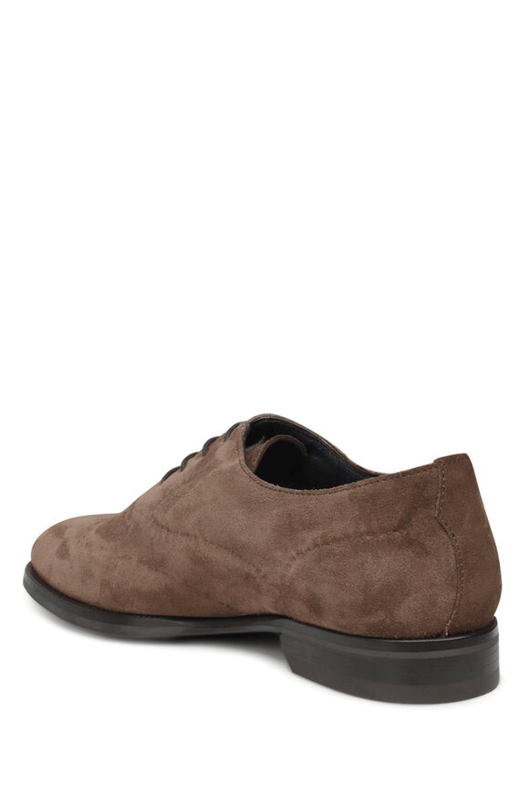 Scarpe di Bianco Sirmione Dark Brown Suede Lace Up - view 3