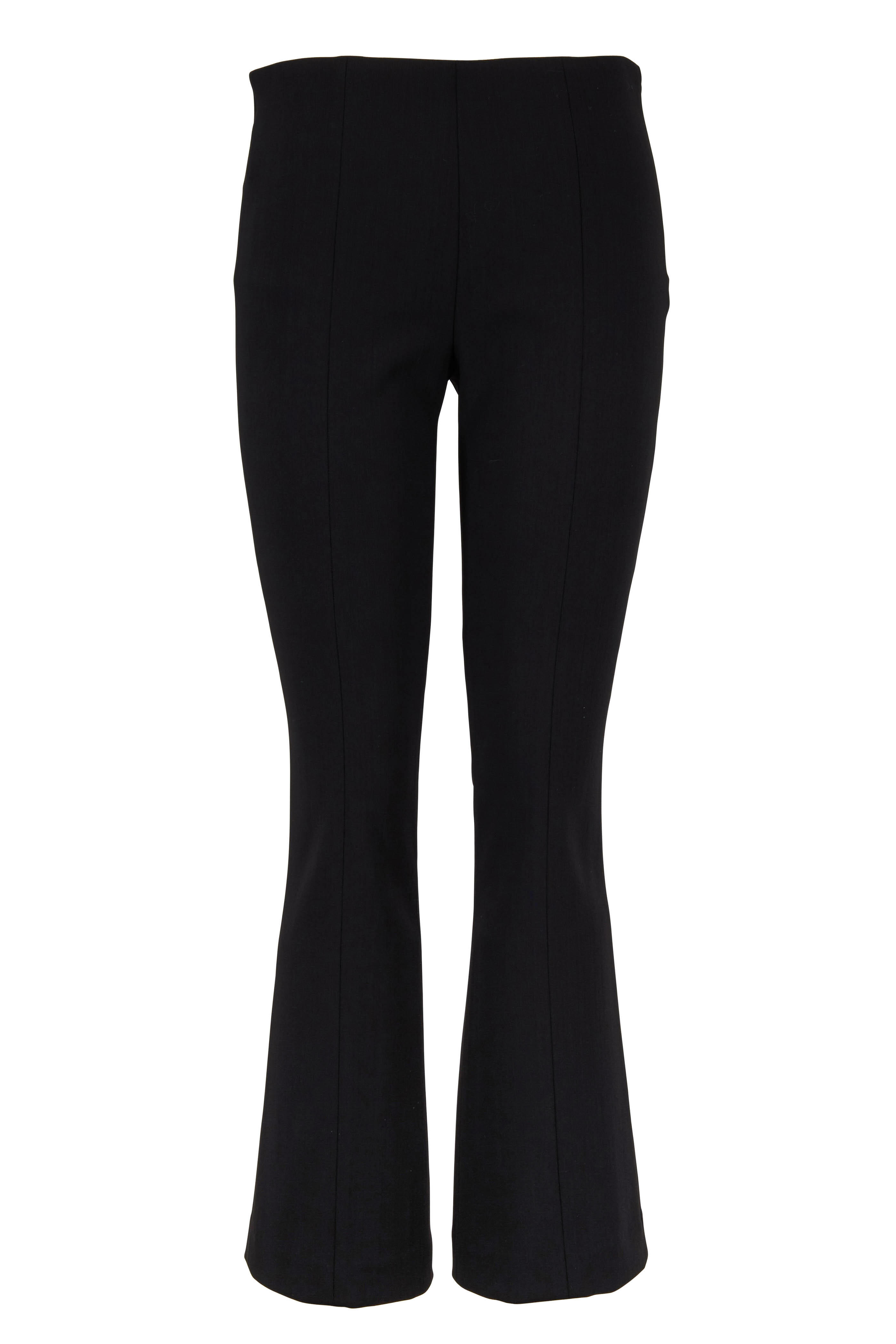 Beca Black Stretch Wool Kick Flare Pant