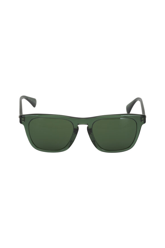 Oliver Peoples R-3 Ryegrass & Forest Sunglasses - view 2