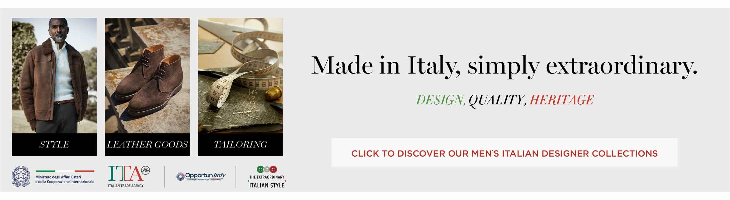 Made in Italy. Shop Italian Style
