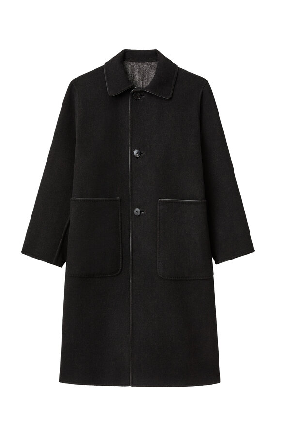 Lafayette 148 New York Wool & Cashmere Reversible Overcoat - view 1