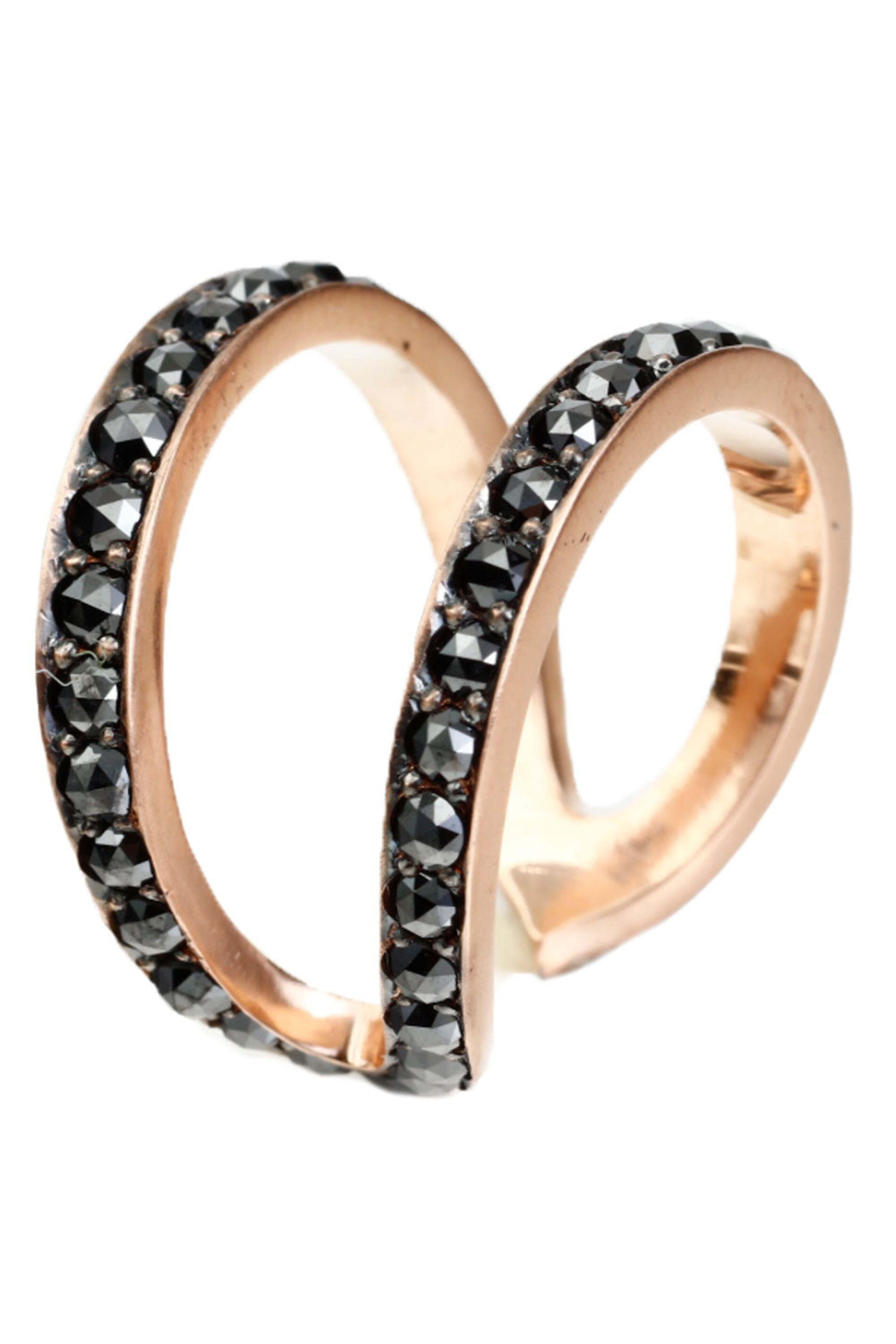 Sylva & Cie - Black Diamond Wonder Woman Ring