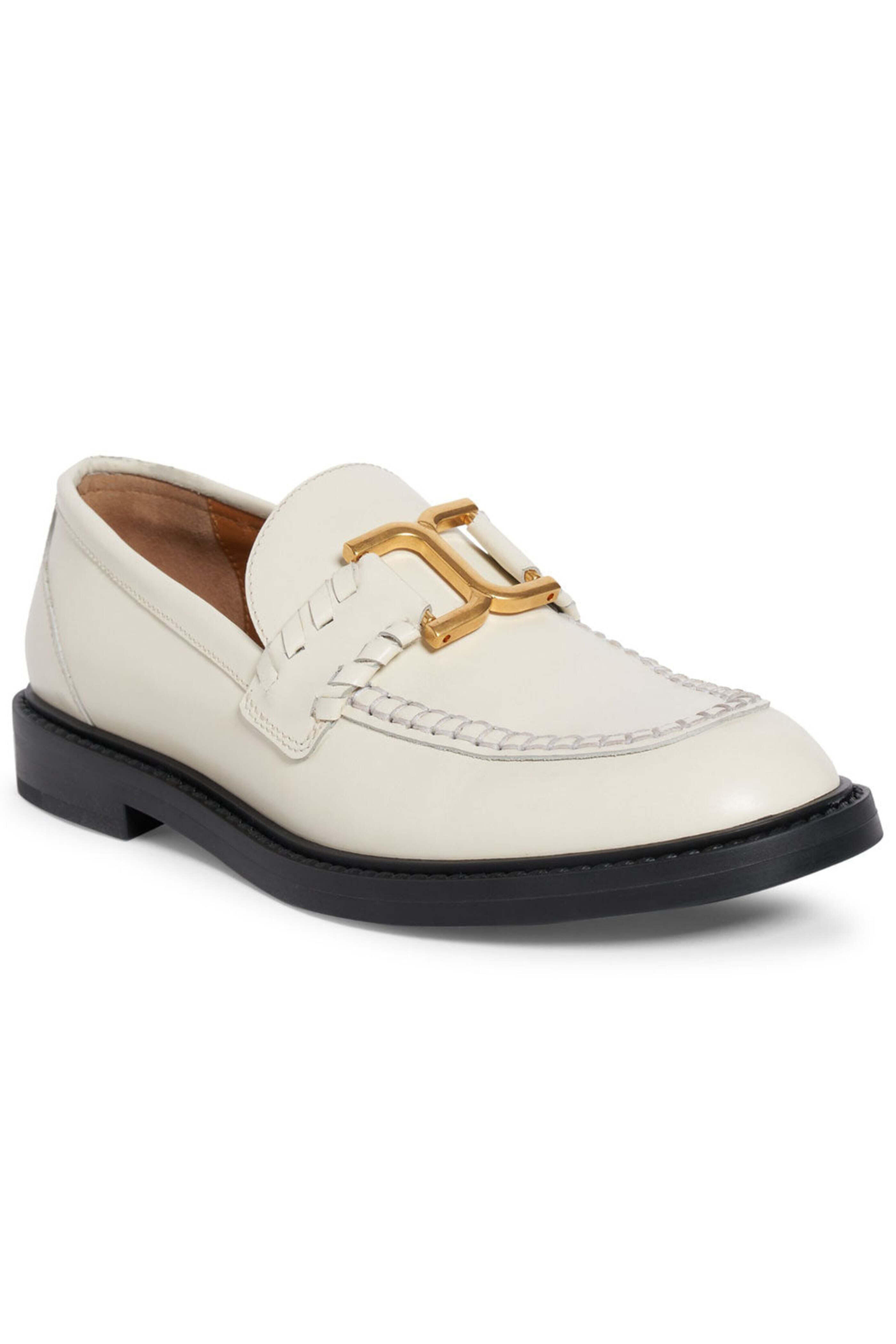 Chloé - Marcie Loafer in Eggshell | Mitchell Stores
