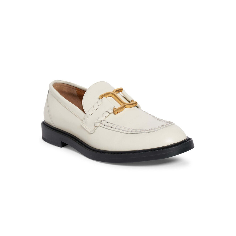 Chloé - Marcie Loafer in Eggshell | Mitchell Stores