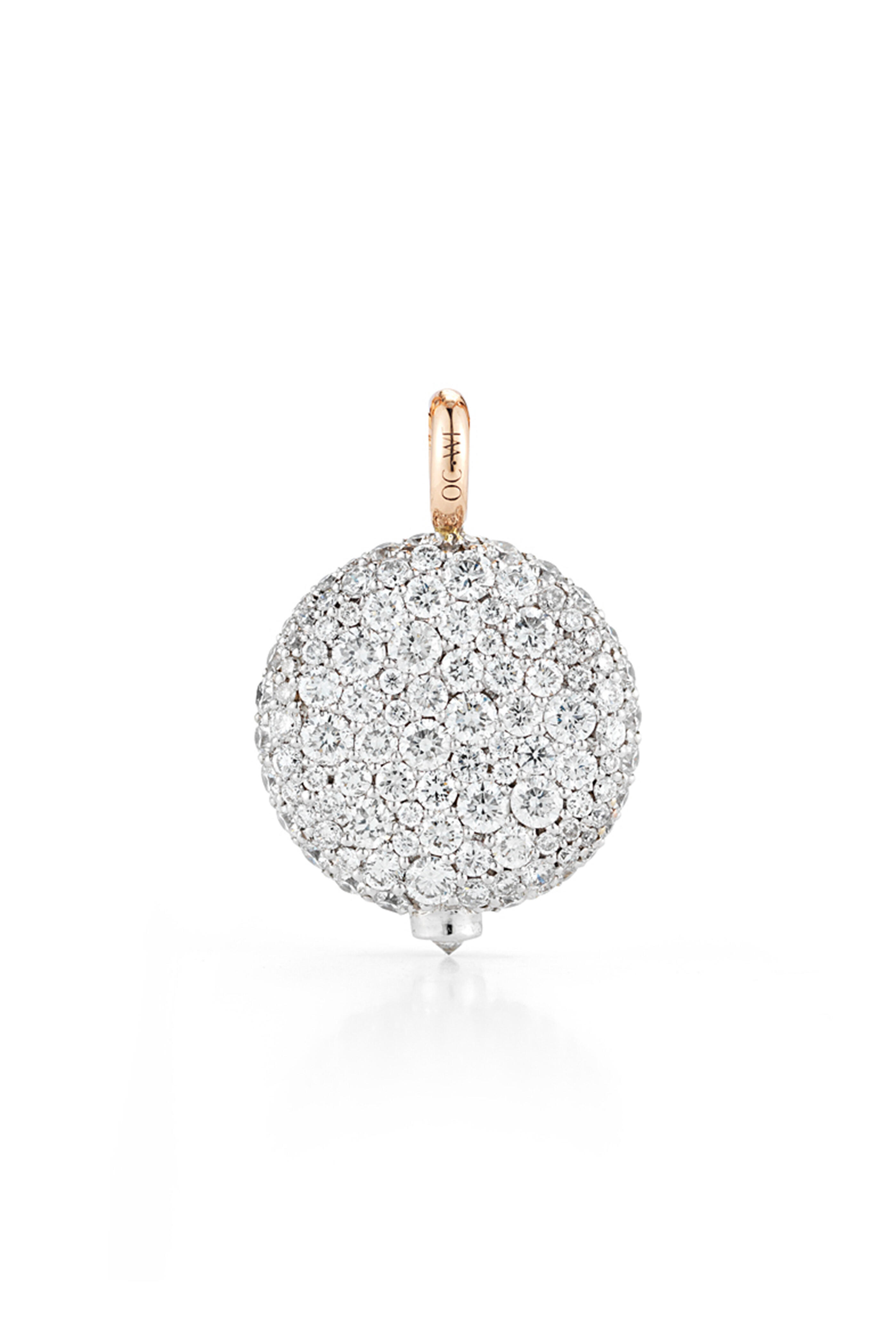 Walters Faith - OC x WF Medium 18K Gold & Diamond Pebble Locket