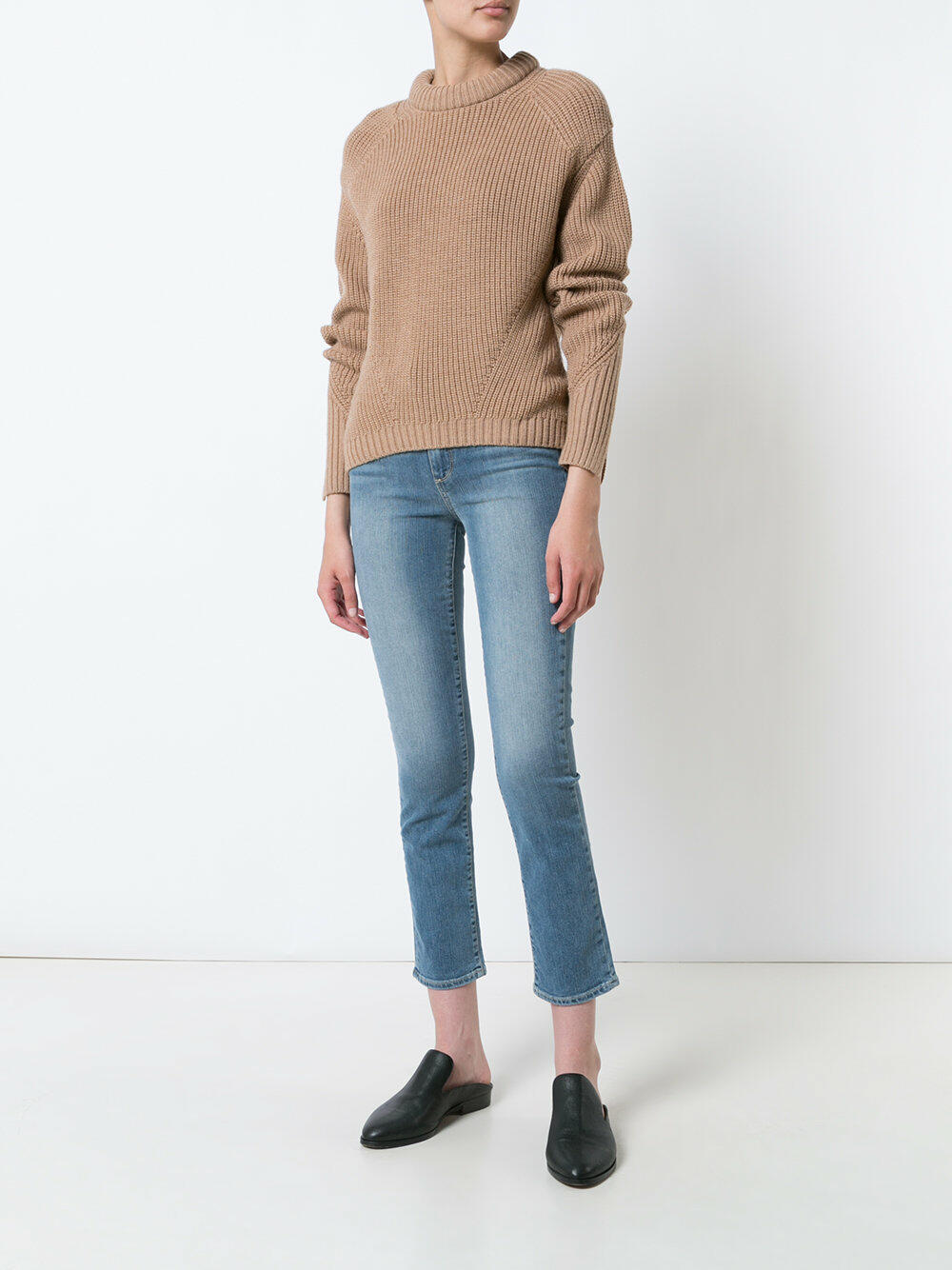 Paige - Jacqueline High-Rise Straight Crop Jean