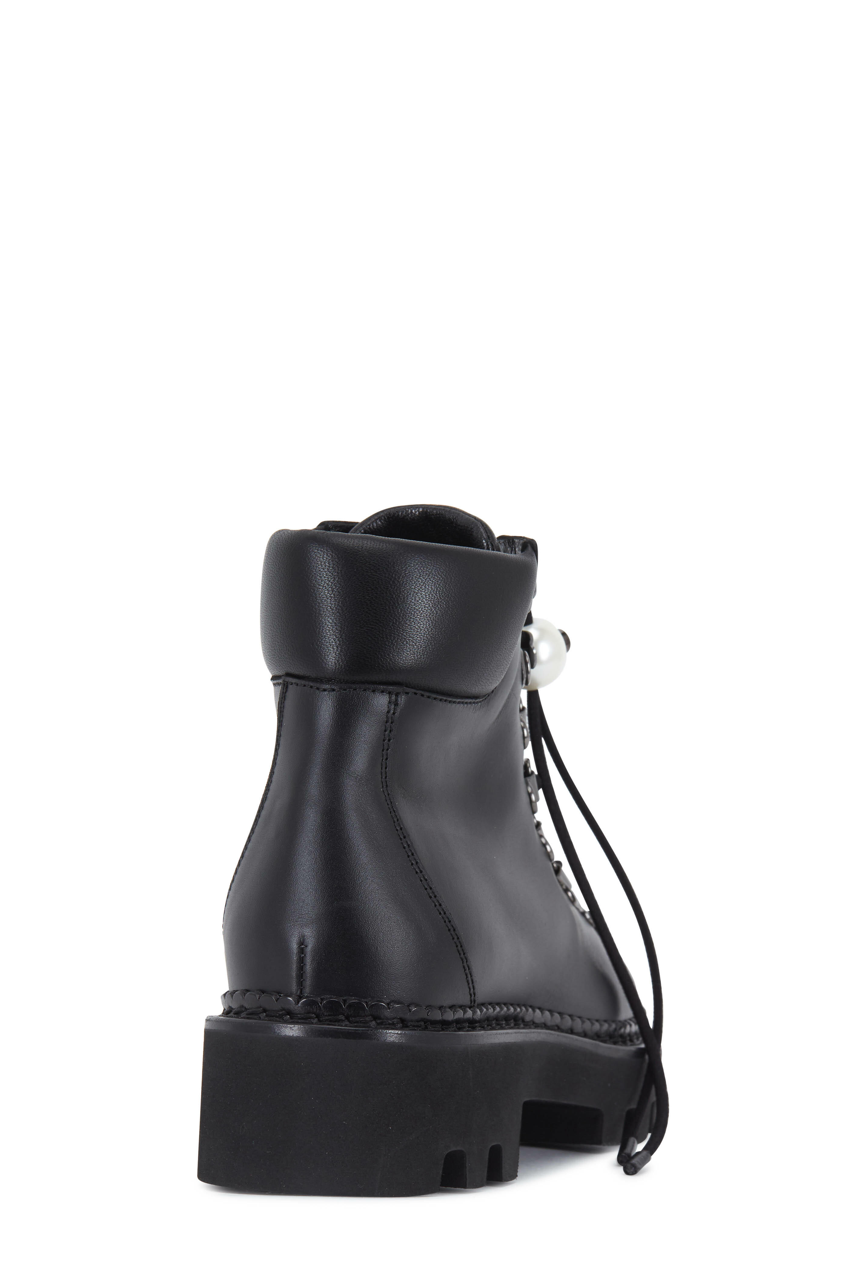 Nicholas Kirkwood Leather Combat Boots - Black Boots, Shoes
