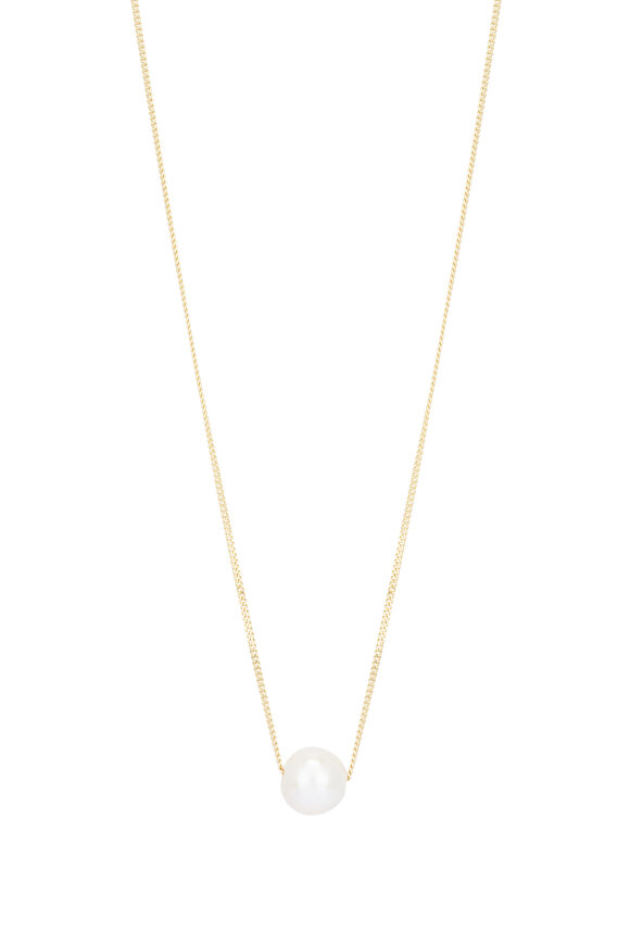 Cristina V. Single Floating Freshwater Pearl Necklace - view 1