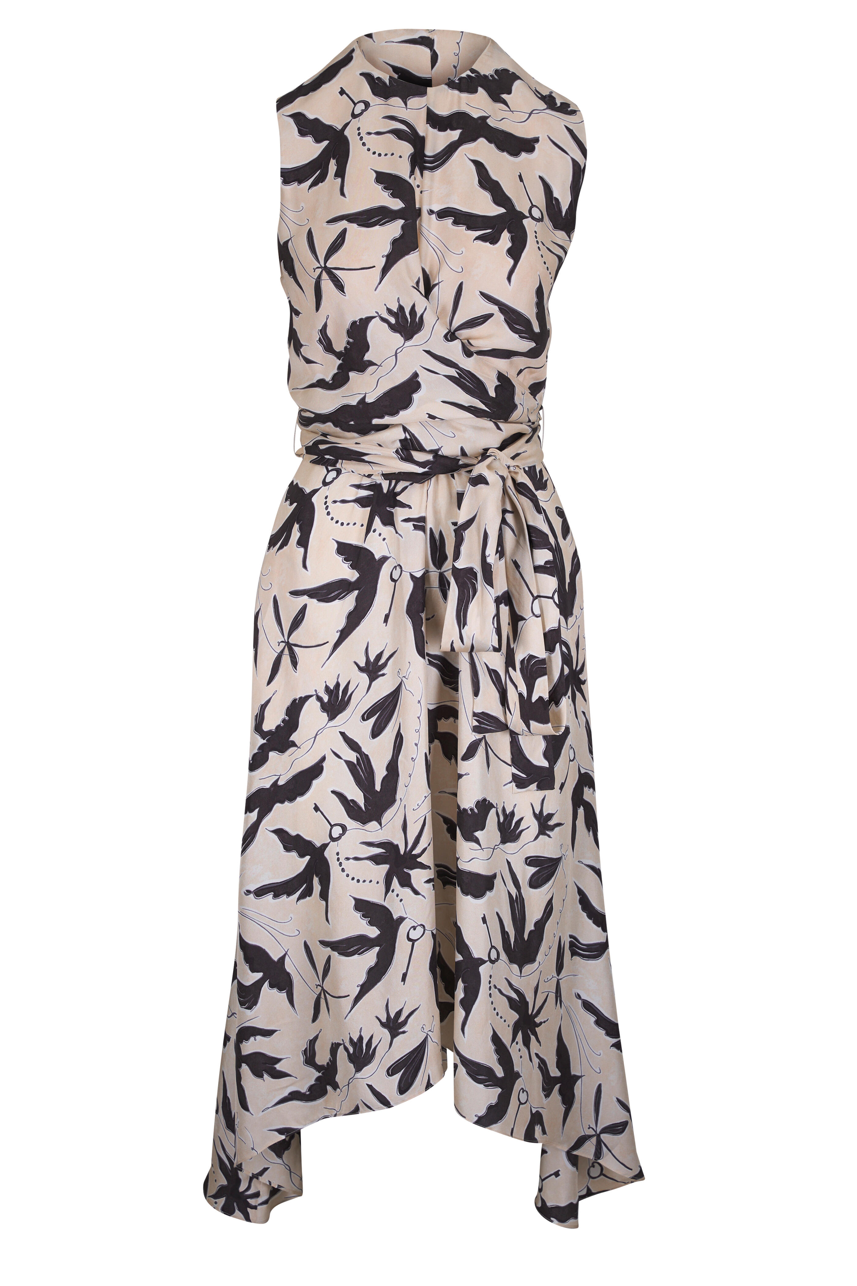 Altuzarra - Penny Tapioca Print Silk Midi Dress