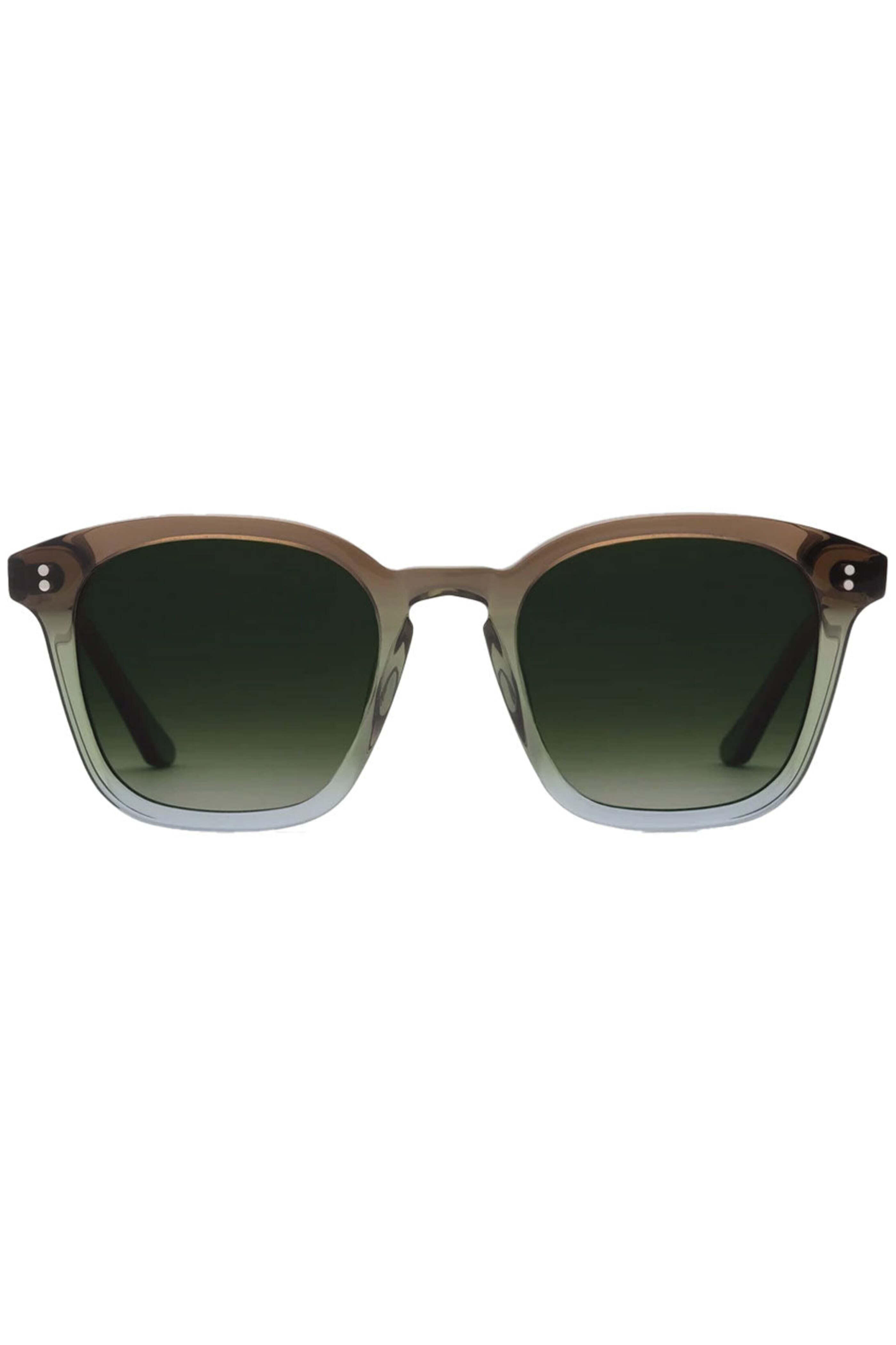 Krewe - Prytania Sunglasses in Polarized Matcha and Pine