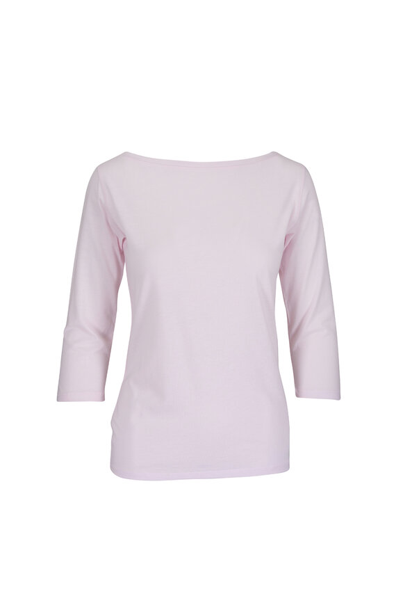 Majestic Antique Rose Boatneck Shirt