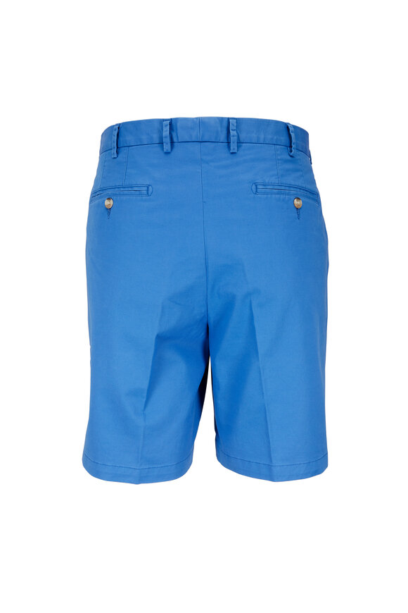 Peter Millar - Barrier Blue Soft Stretch Twill Shorts 