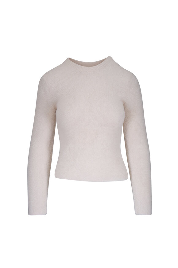 Vince Eyelash French Vanilla Crewneck Sweater