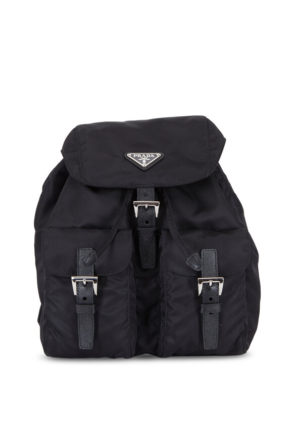 Prada - Black Nylon Small Backpack