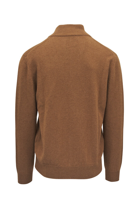 Brioni - Brown Cashmere Cardigan