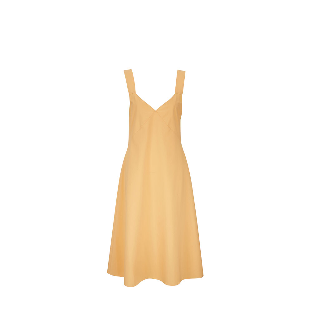 CFCL FAÇADE VENTS SLEEVELESS DRESS 23aw Vince - Light Tangelo Sleeveless V-Neck Slip Dress