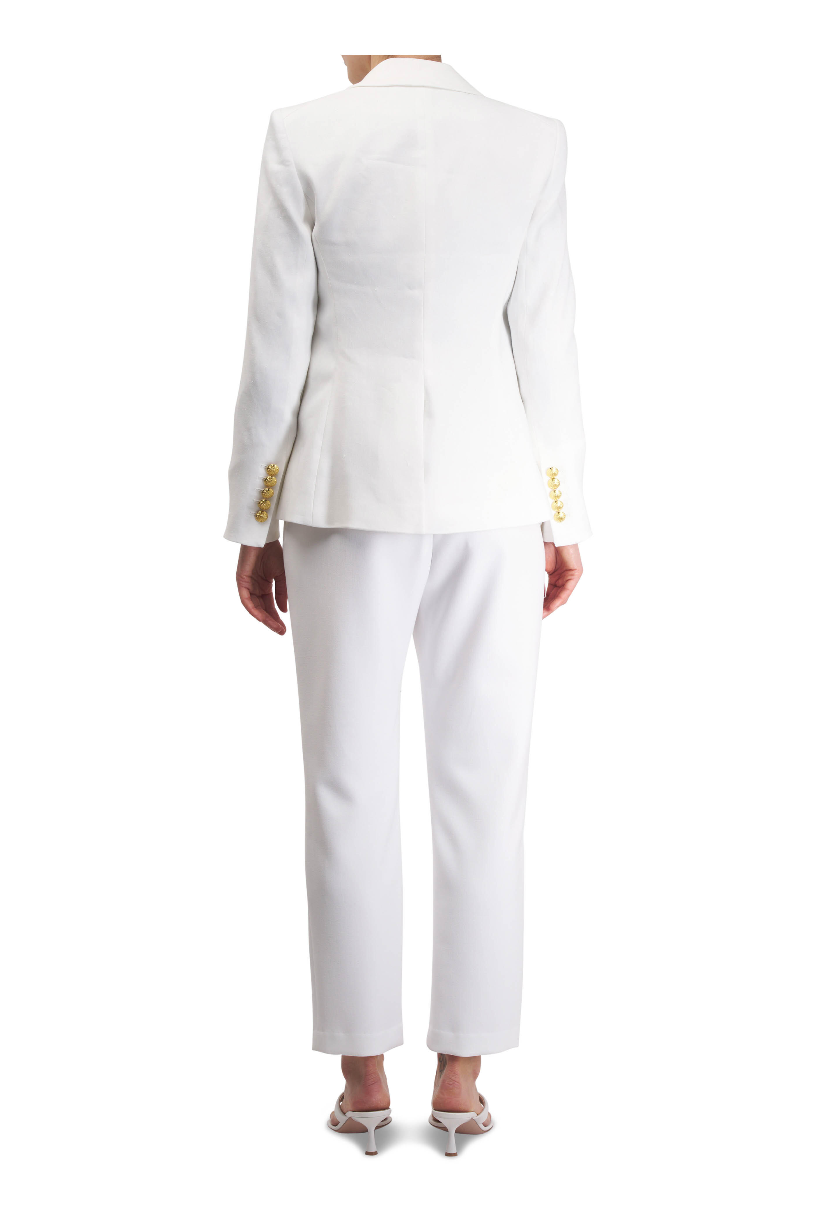 Veronica Beard - Renzo Off-White Stretch Pant