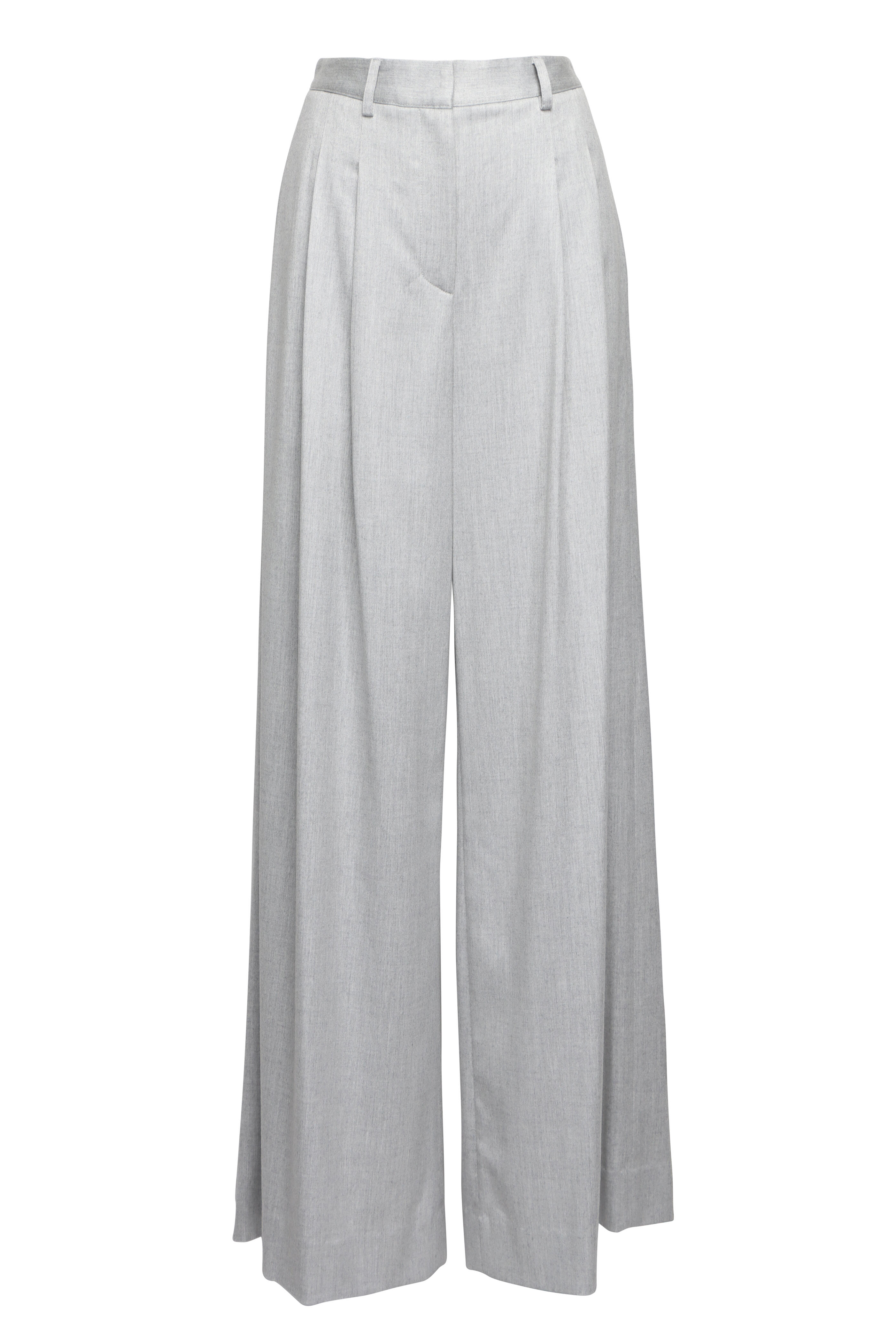 TWP - Avery Light Heather Grey Wide Leg Pant