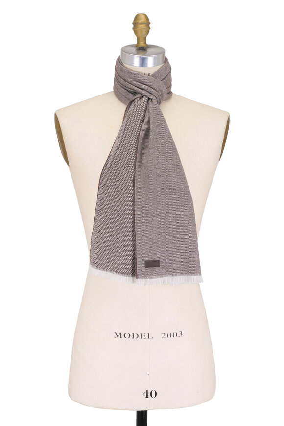 Canali Oat Neat Scarf