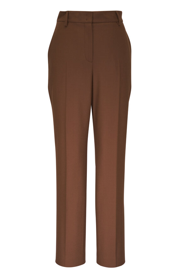 Akris - Flavin Vicuna Stretch Wool Flannel Pant 