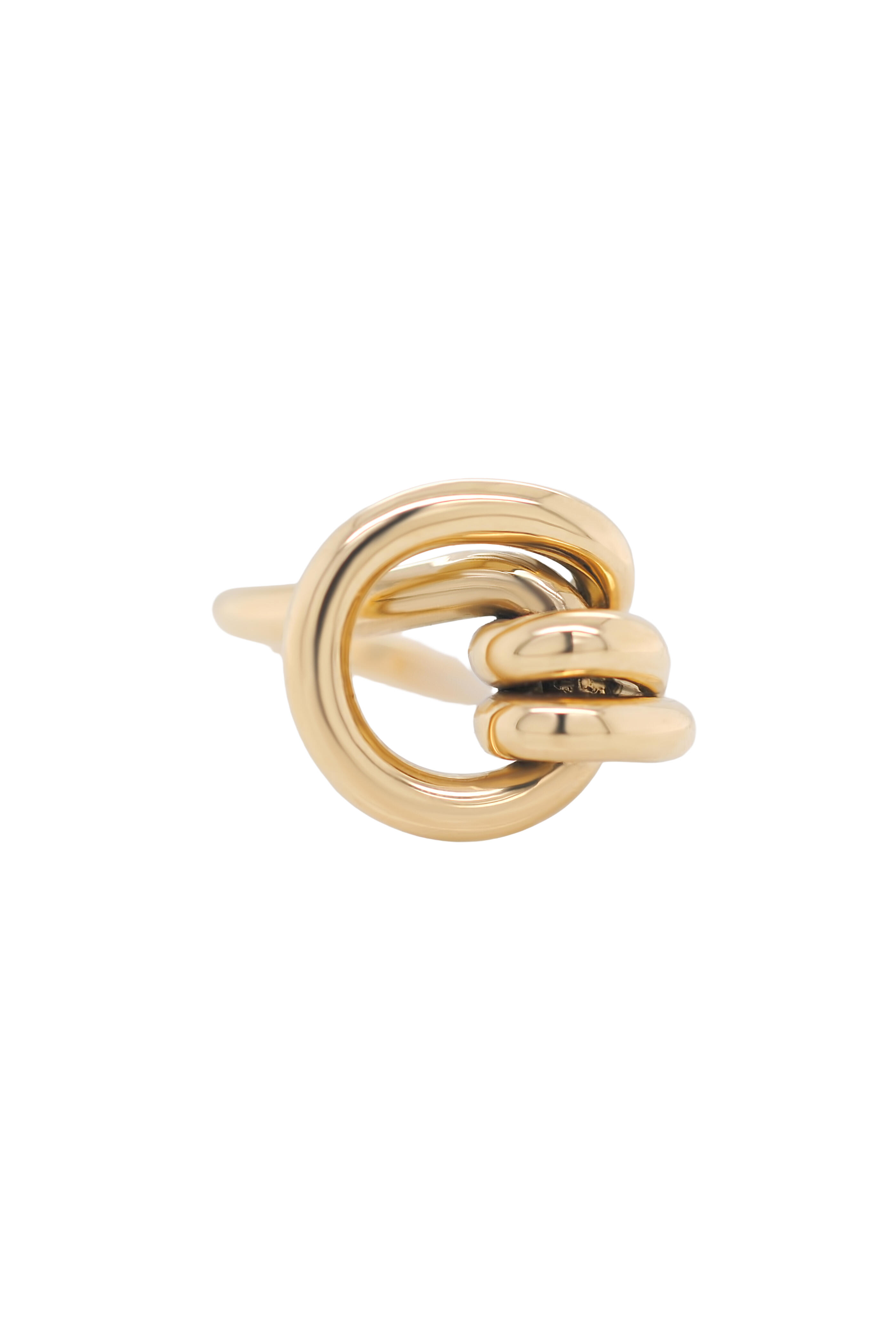 Kali Zoe - 18k Yellow Gold Extra Large Love Knot Ring - view 1