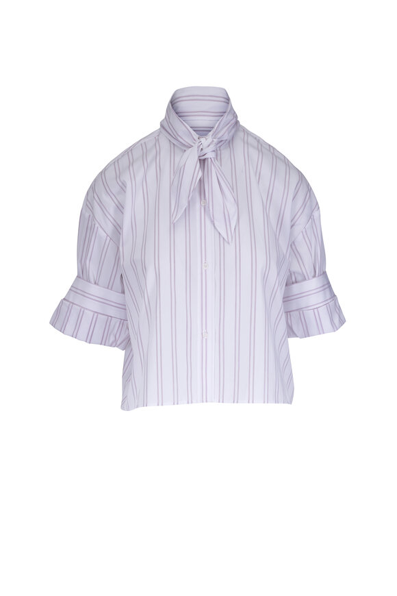 TWP Wine Stripe Tie One On Shirt