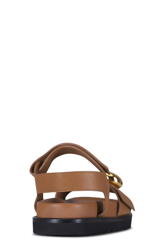 Loewe Oak Pebble Fussbett Leather Sandal - view 5