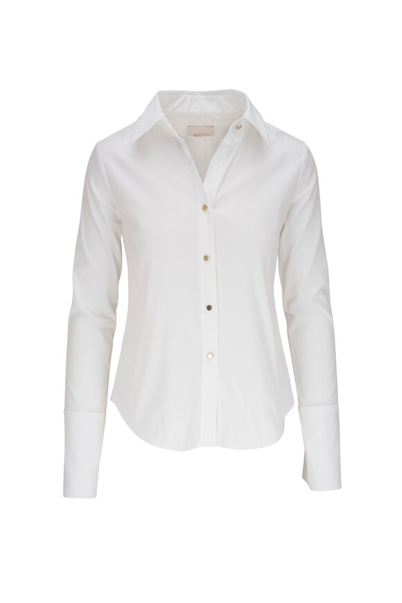 TWP - Kennedy White Stretch Cotton Shirt 