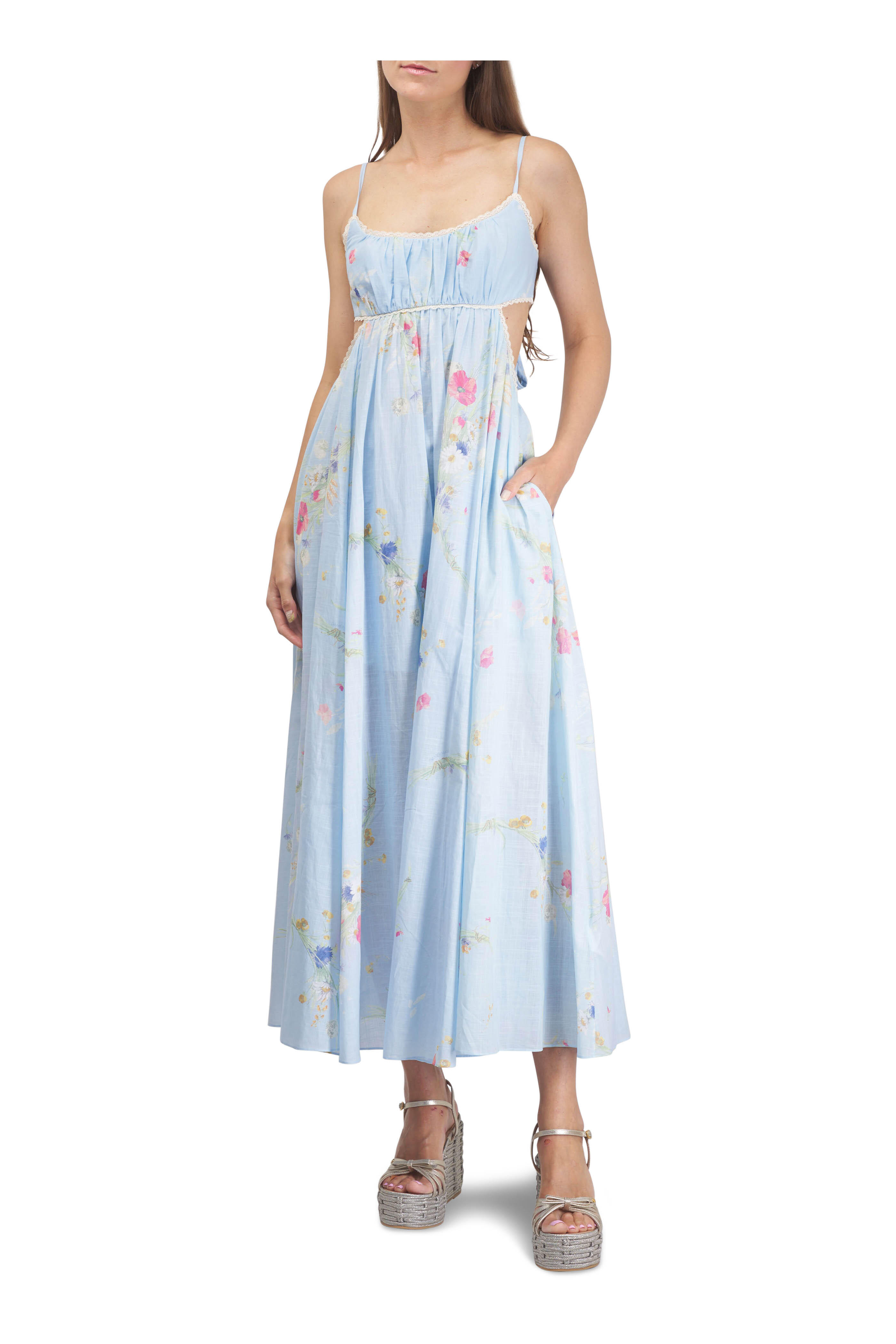 Valentino Garavani - Platino VLogo Espadrille Wedge, 120mm