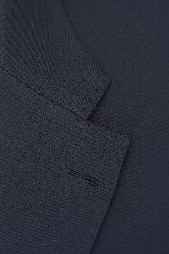 Stefan Brandt Adrian Navy Blue French Terry Jersey Blazer - view 3