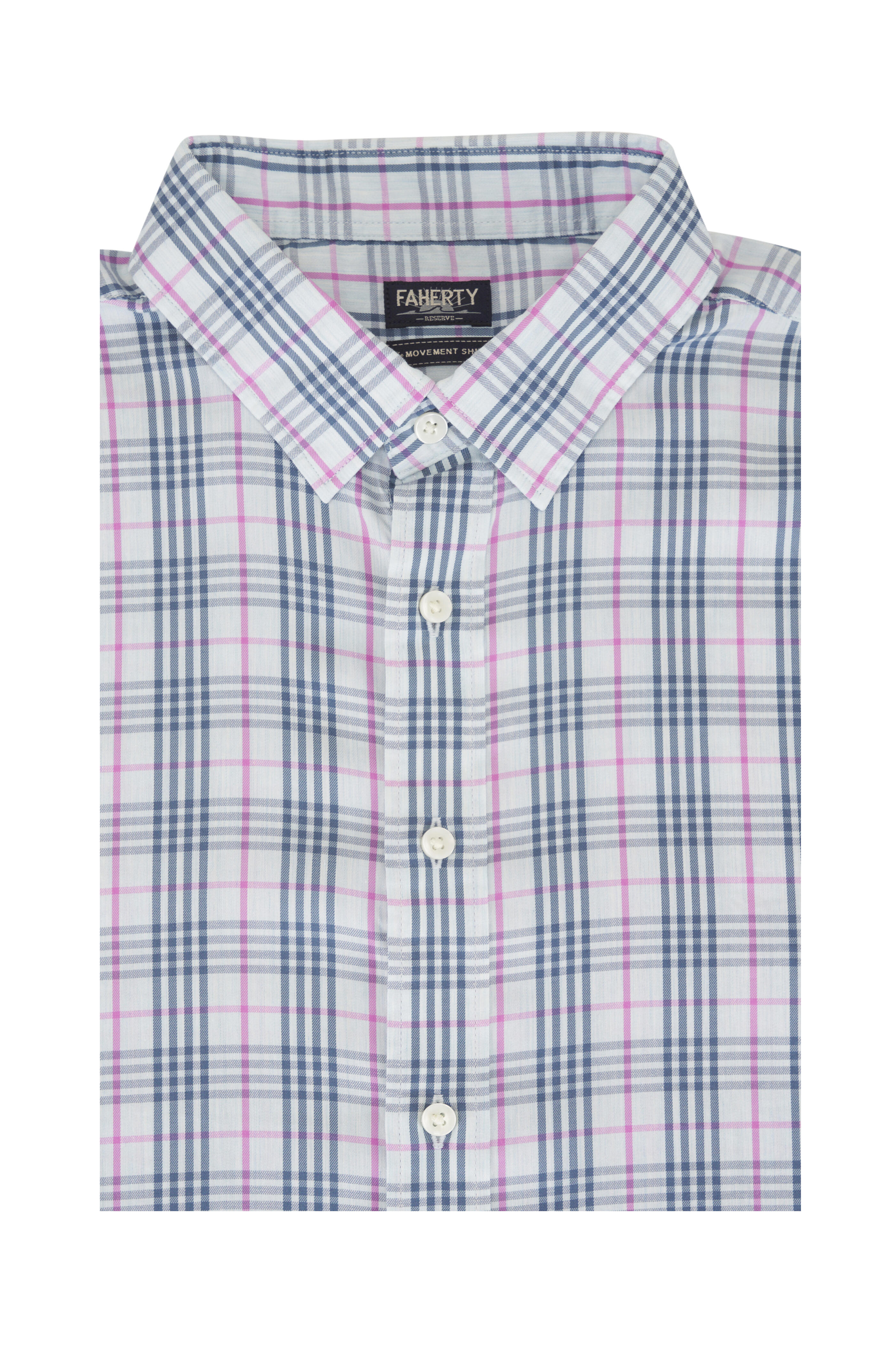 Faherty Brand - Movement™ Blue Orchid Plaid Sport Shirt