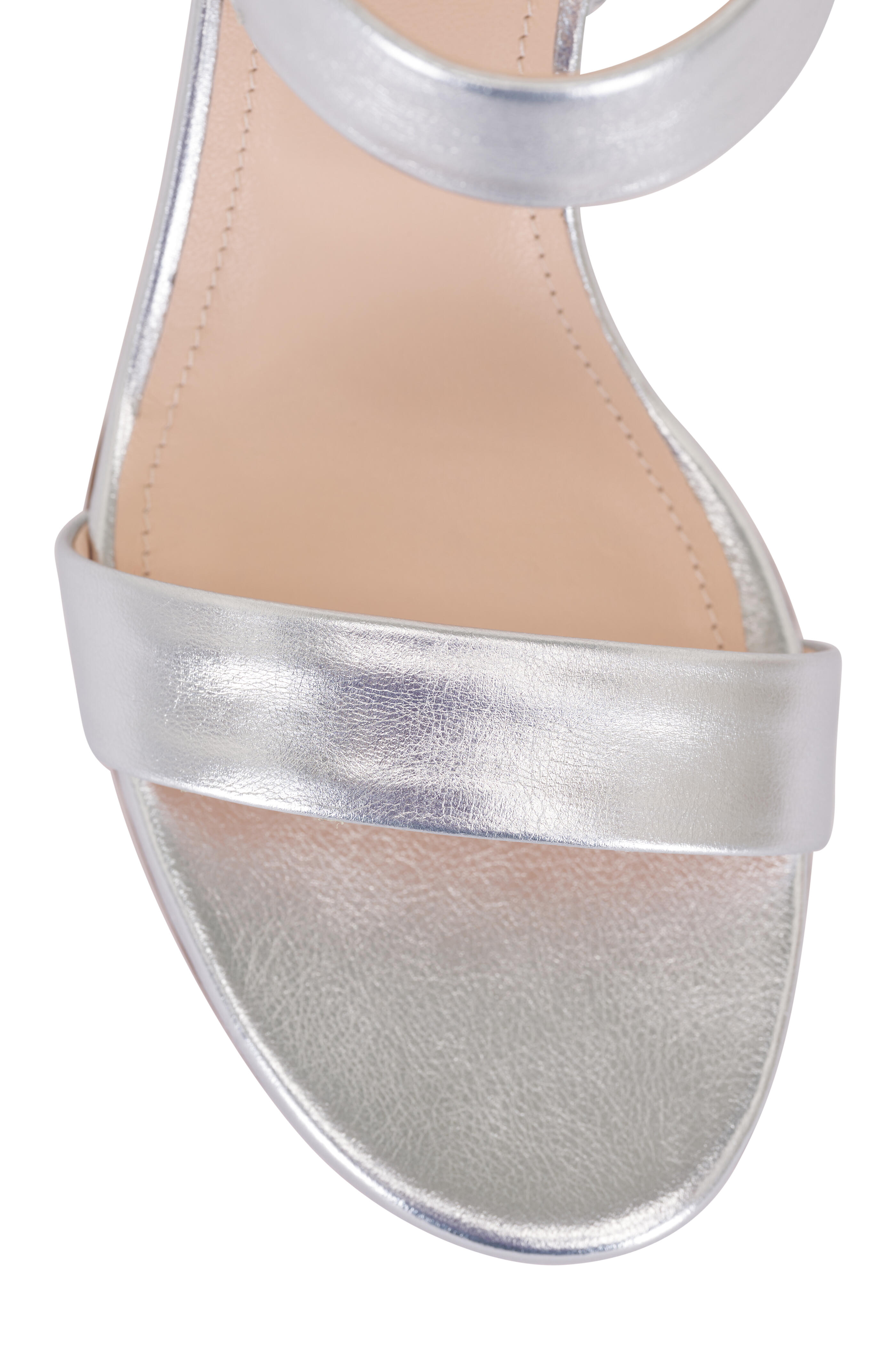 AGL - Gala Silver Metallic Sandal, 60mm