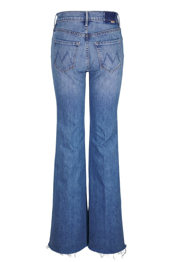 Mother The Doozy Fray Heads Or Tails Flare Jean - view 4