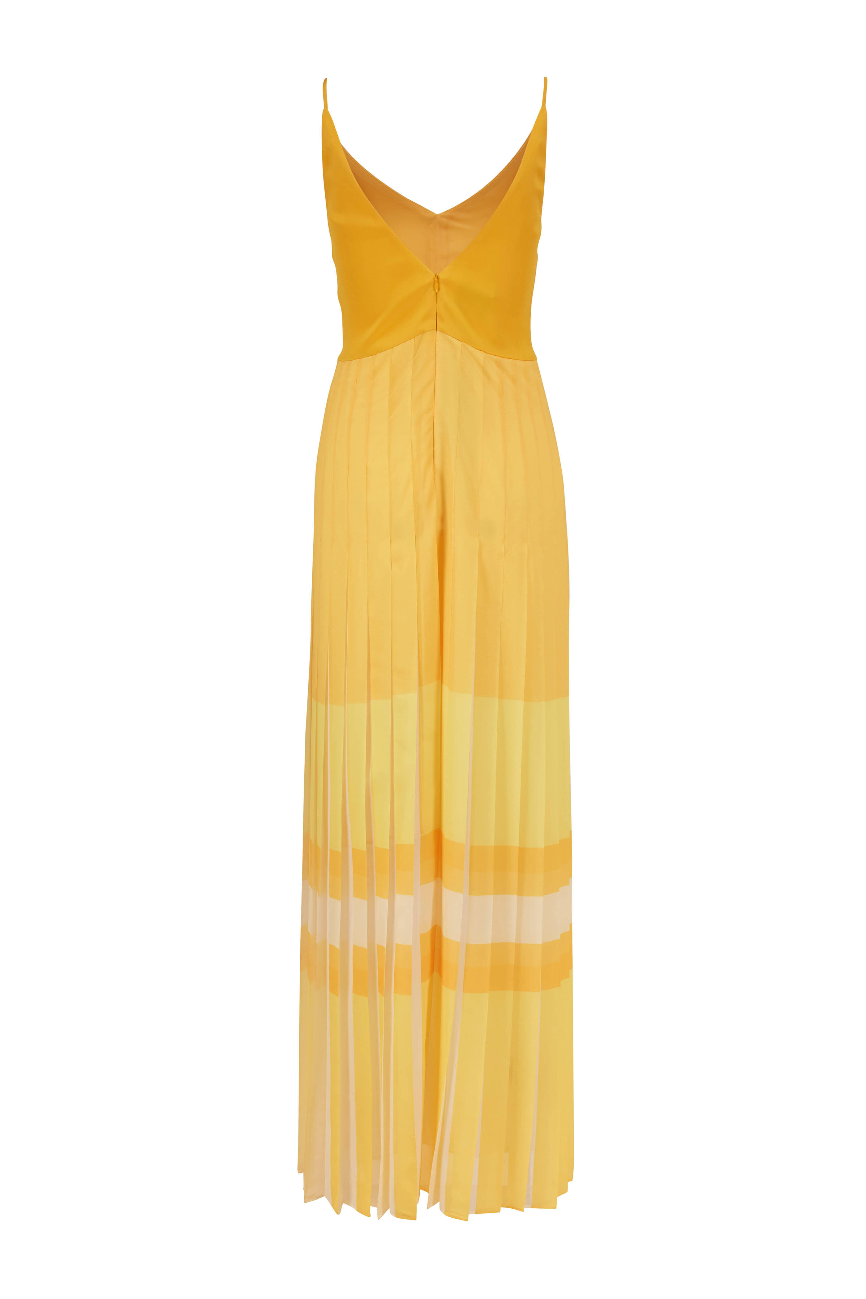 Akris - Horizon Silk Orizzonte Pleated Sleeveless Gown
