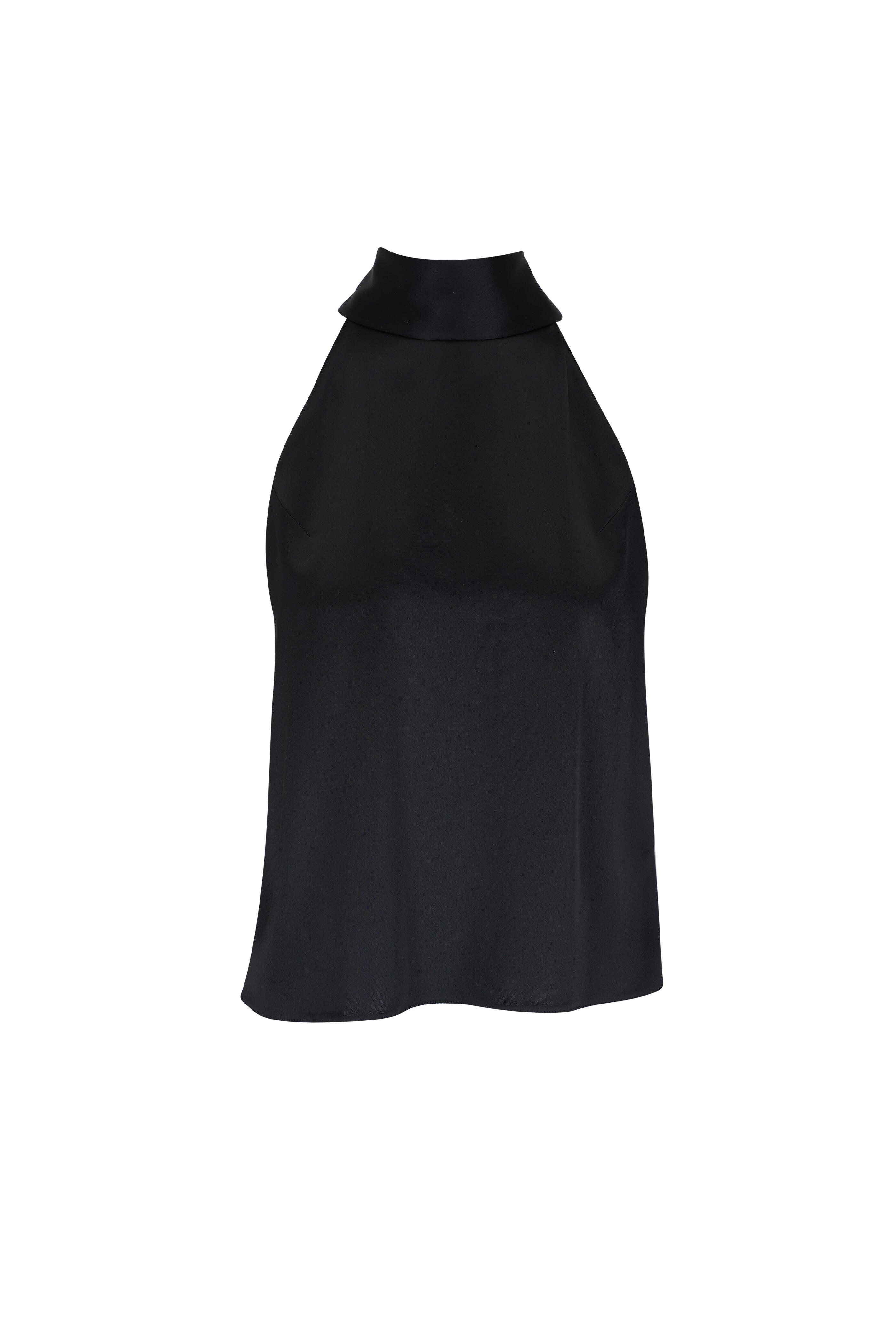 Galvan - Sienna Black High Neck Top