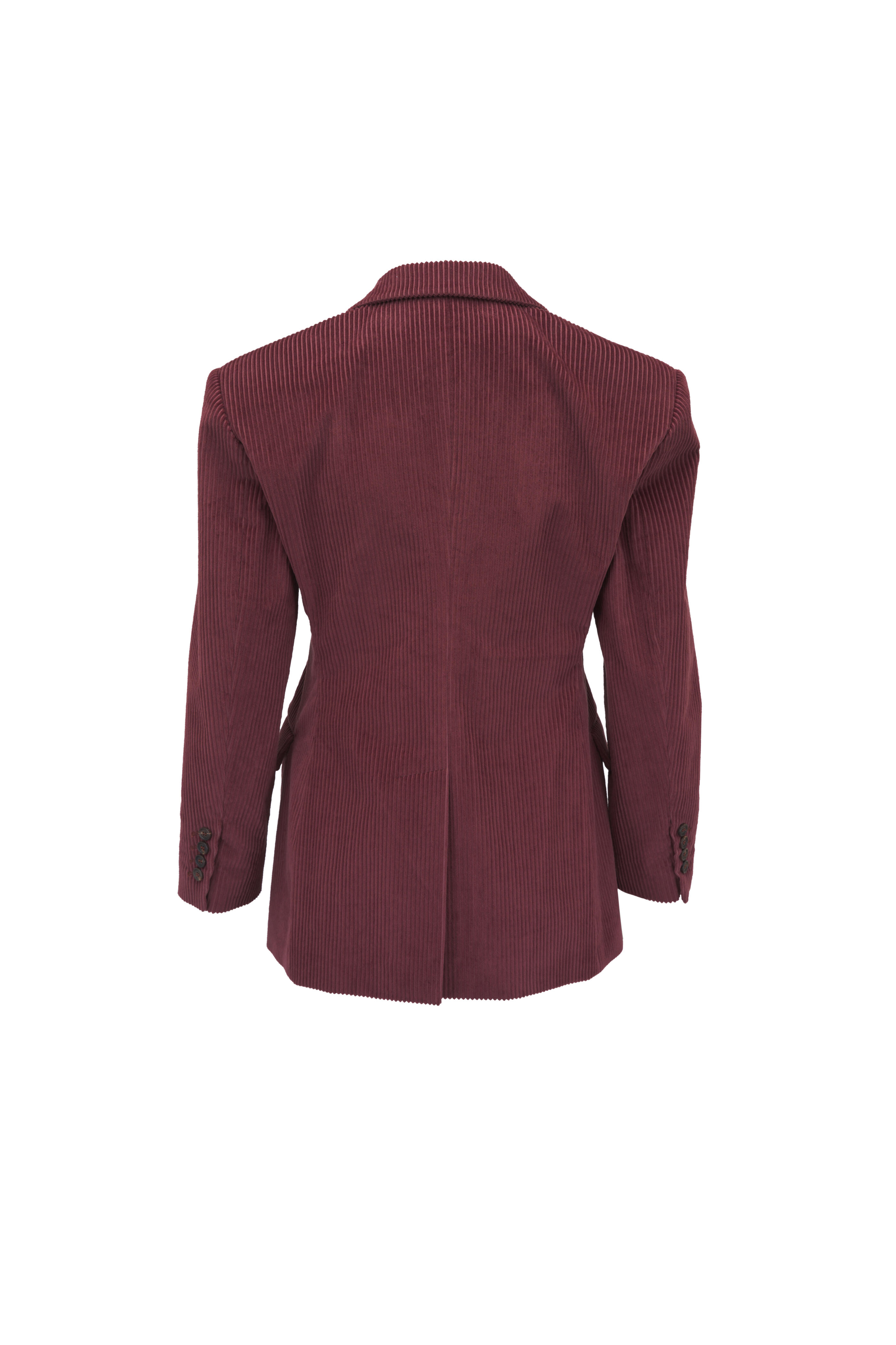 Brunello Cucinelli - Burgundy Cotton Corduroy Double