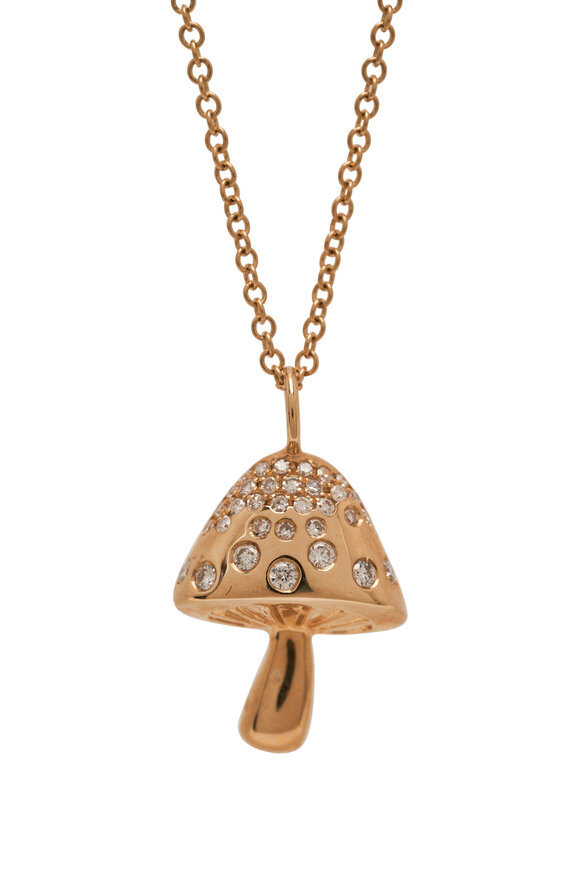 Kai Linz - Diamond Mushroom Necklace