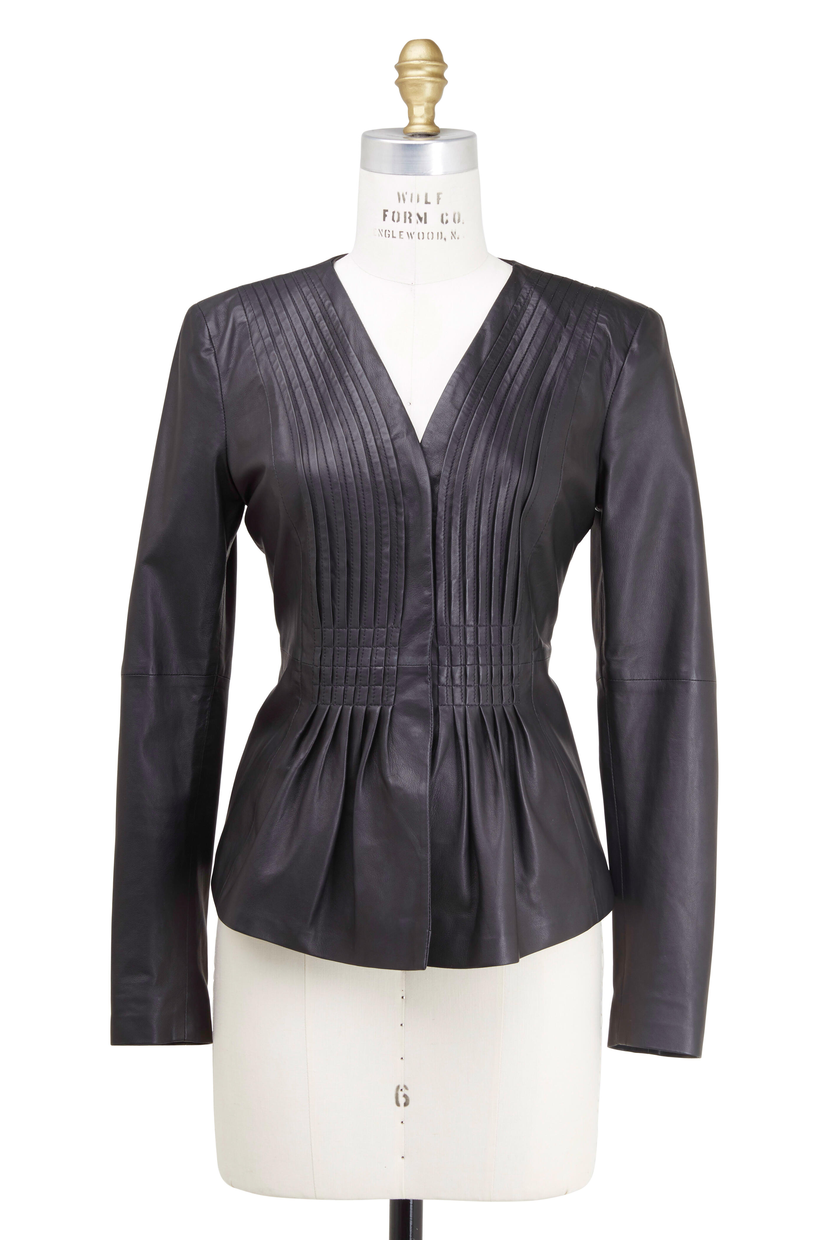 Emporio Armani - Black Leather Jacket